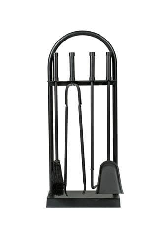 Set unelte pentru șemineu negru complet negru