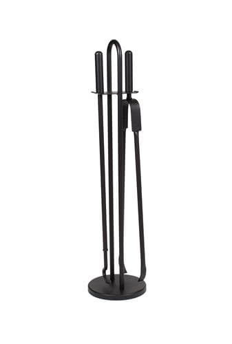 Set unelte pentru șemineu negru complet negru