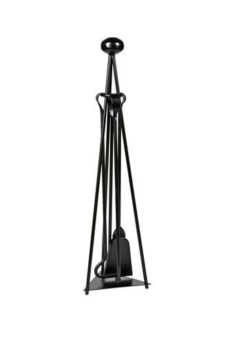 Set unelte pentru șemineu negru complet negru