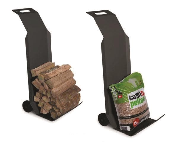 Lemn storage cart Capucines negru