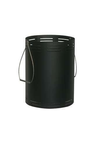 Ladă pentru lemne negru 32 cm