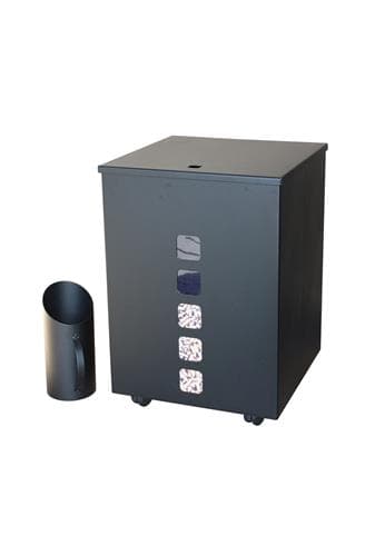Recipient pentru peleți 40 kg negru