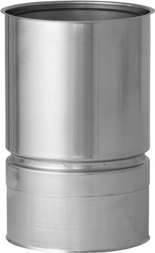 Tub de nișă înzidit pentru flexibil, inox Ø120, flexibil