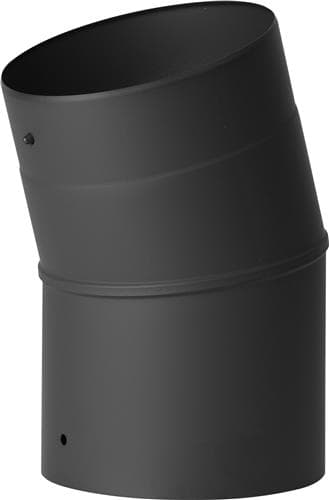 Cot 15° DK-therm 910 DECO Ø130, coș perete simplu