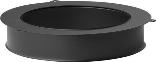 Contra-adaptor pentru rotorvent negru RAL 9005 Ø200, coș dublu perete