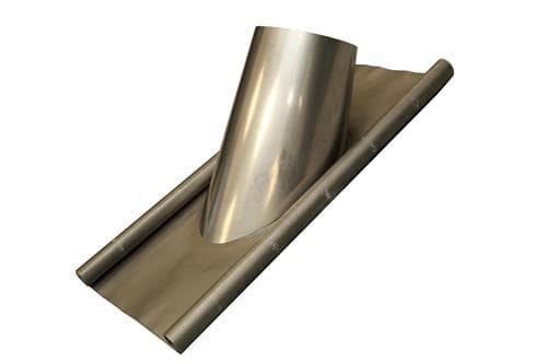 (No)-lead bib pan 20° - 35° Ø125, coș dublu perete