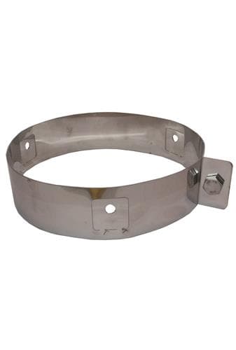 Brățară pentru cablu de ancorare inox Ø125, coș dublu perete