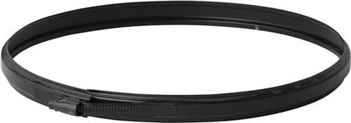 Brățară de blocare negru RAL 9005 Ø150, coș dublu perete