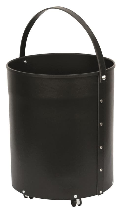 Ladă pentru lemne 4 kg negru piele