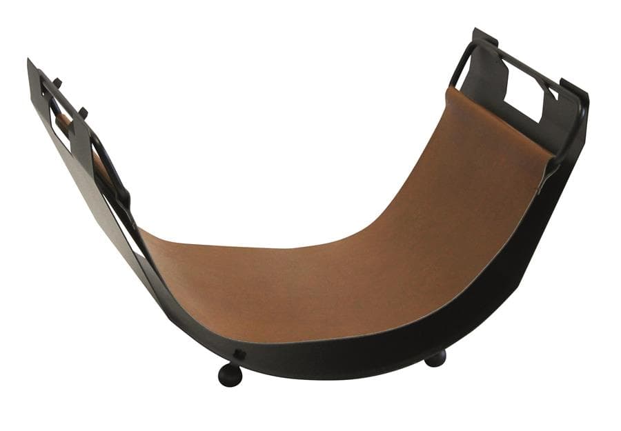 Ladă pentru lemne 5.5 kg negru/crem piele