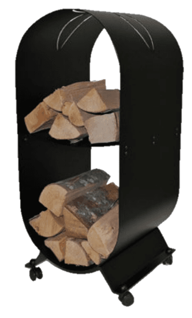Ladă pentru lemne 60 kg negru