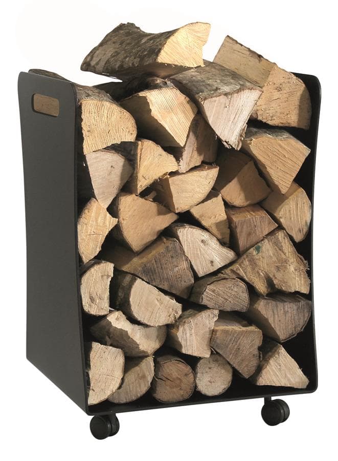 Ladă pentru lemne 40 kg negru