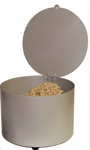 Recipient pentru peleți 15 kg alb
