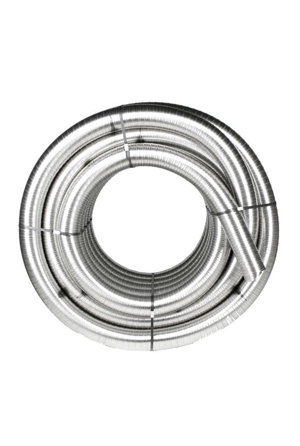 Tub flexibil inox Ø140, 40 m, dublu perete